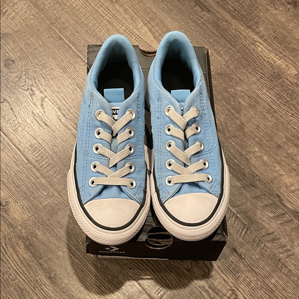 Converse Kids Light Blue Sneakers - Picture 2 of 8